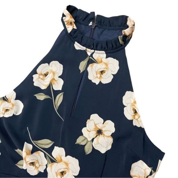 BB Dakota by Steve Madden Floral Print Sleeveless Fit & Flare Dress Size 4 - Picture 7 of 13